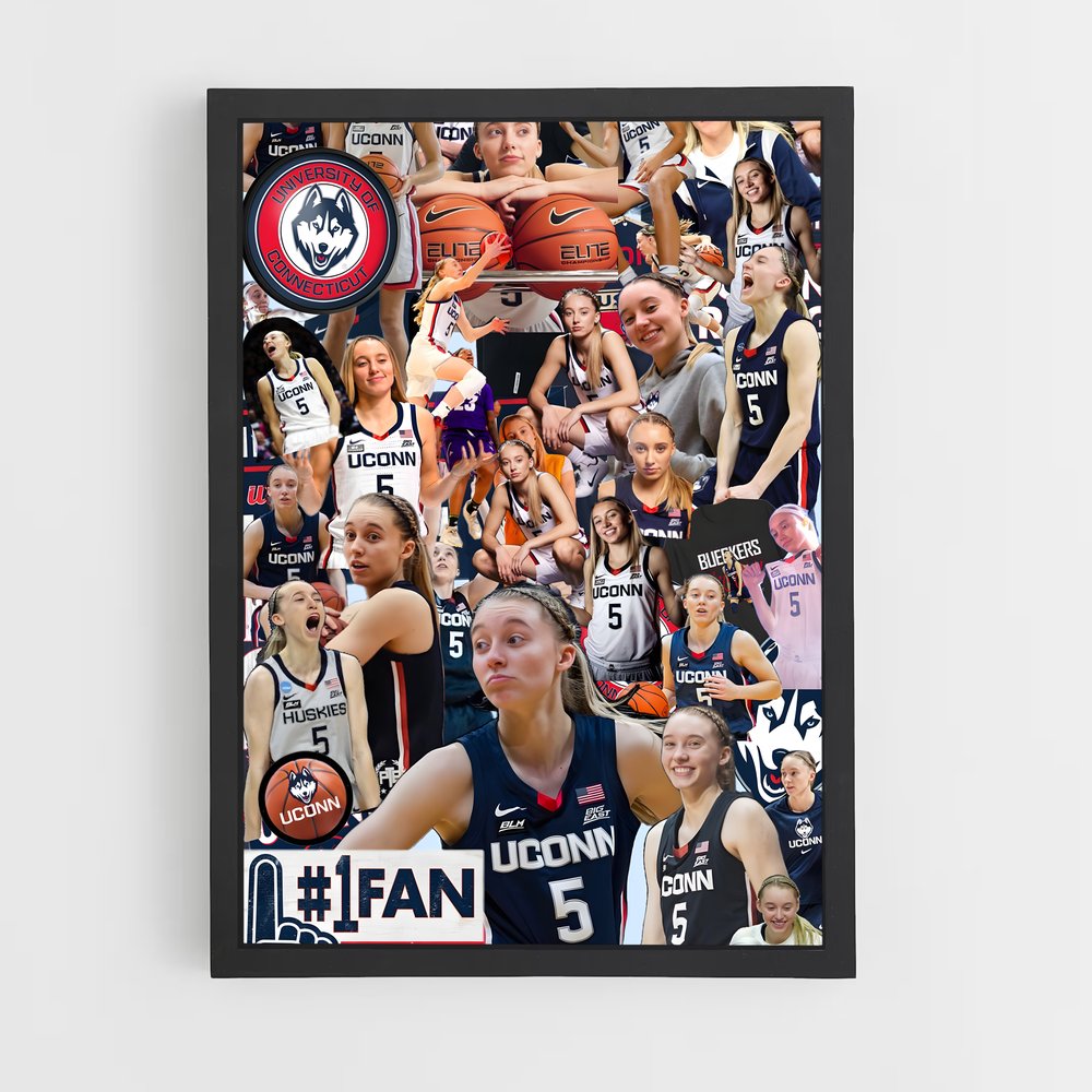 Poster Uconn Legends – affiche Basketball (vue 2)